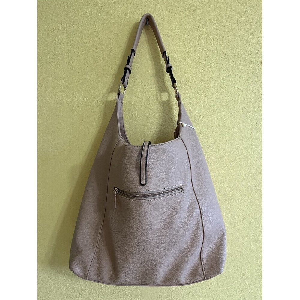 Alyssa Peta approved Soft Vegan pink shoulder bag & wristlet 2 pieces lead free - Picture 6 of 16